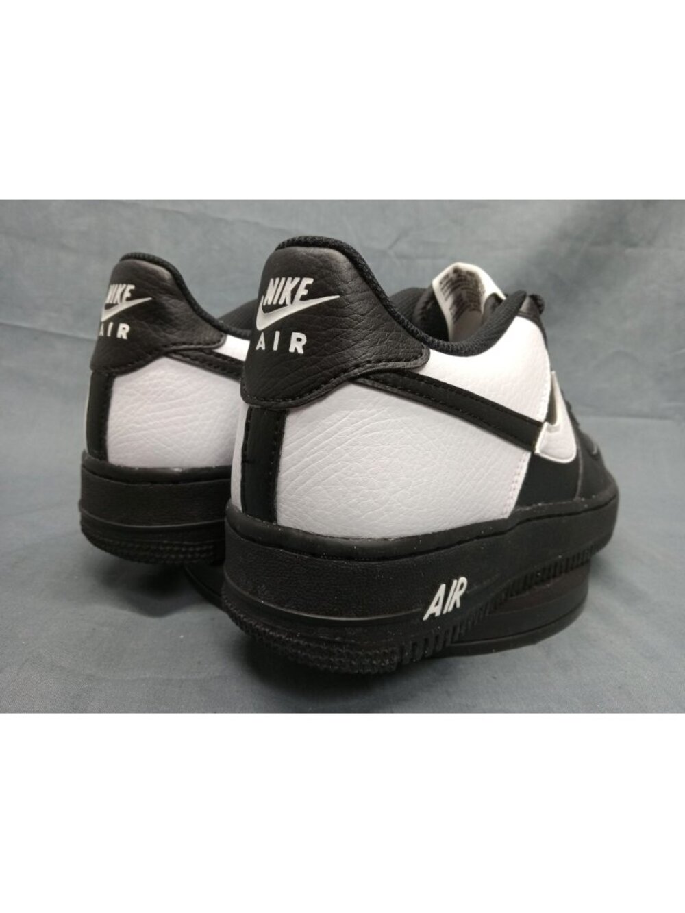 Nike Air Force 1 NN (GS) Sneakers Leather Black White Boys Size 4.5 FLOOR MODEL! - Picture 8 of 11